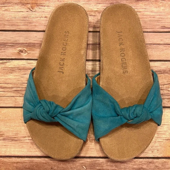 Jack Rogers Aqua Knot Phoebe Slides - Picture 4 of 10